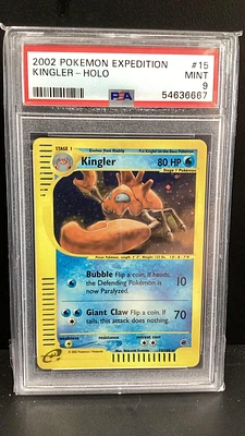 2002 Pokemon Expedition PSA 9 popular Golem - Holo