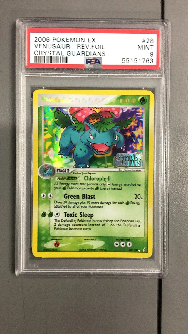 Pokemon outlet Venusaur Reverse Holo Ex Crystal Guardians