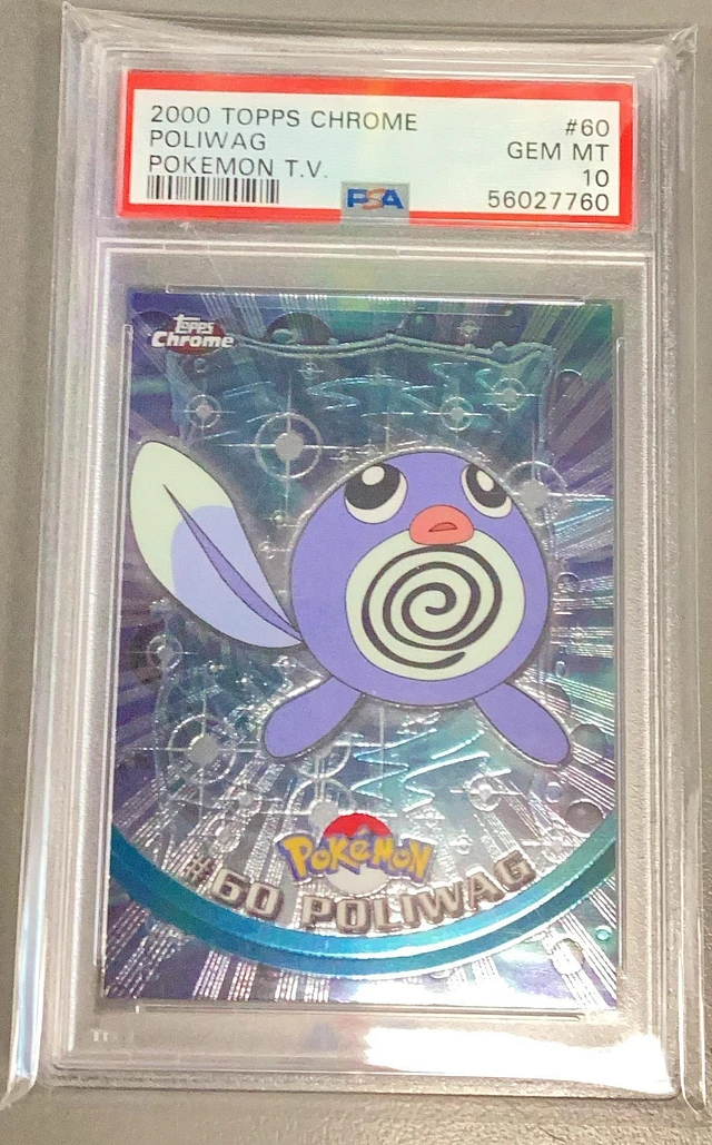 GameStop 2000 Topps Chrome Pokemon T.v. 120 Staryu PSA 10 at