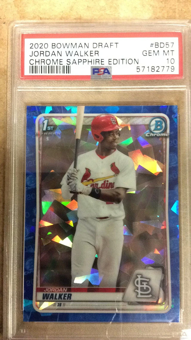 2020 bowman draft sapphire jordan walker