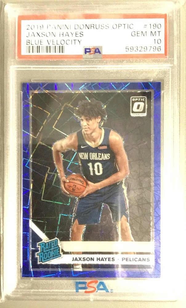 Trae Young Blue Velocity offers PSA 9