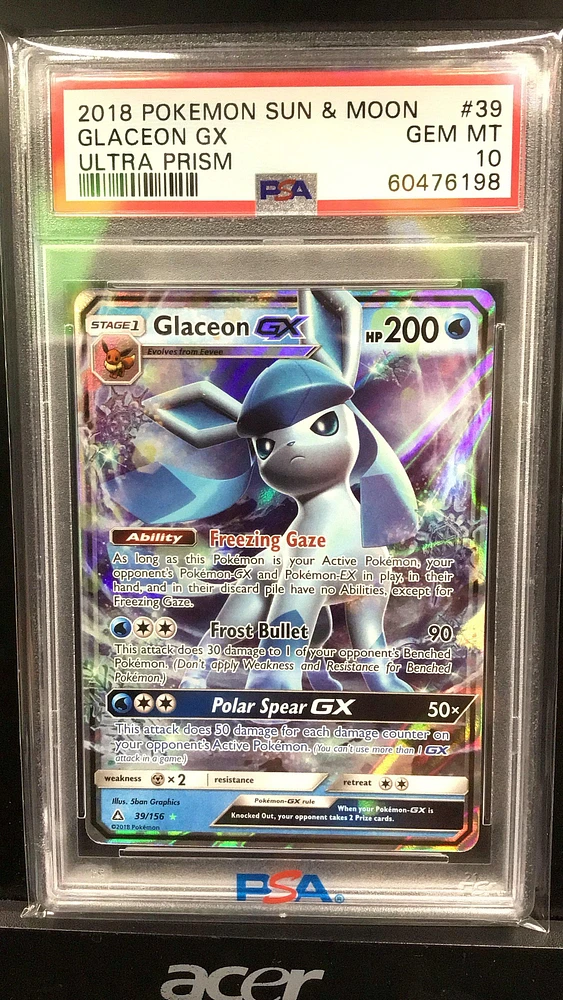 PSA 10 Pokemon Leafeon GX Ultra retailer Prism Rainbow Secret