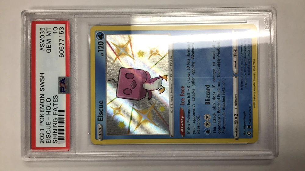 GameStop 2021 Pokemon Sword & Shield Shining Fates Sv035 Eiscue