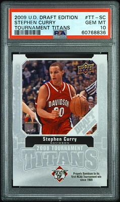 GameStop 2009 Upper Deck First Edition 196 Stephen Curry PSA