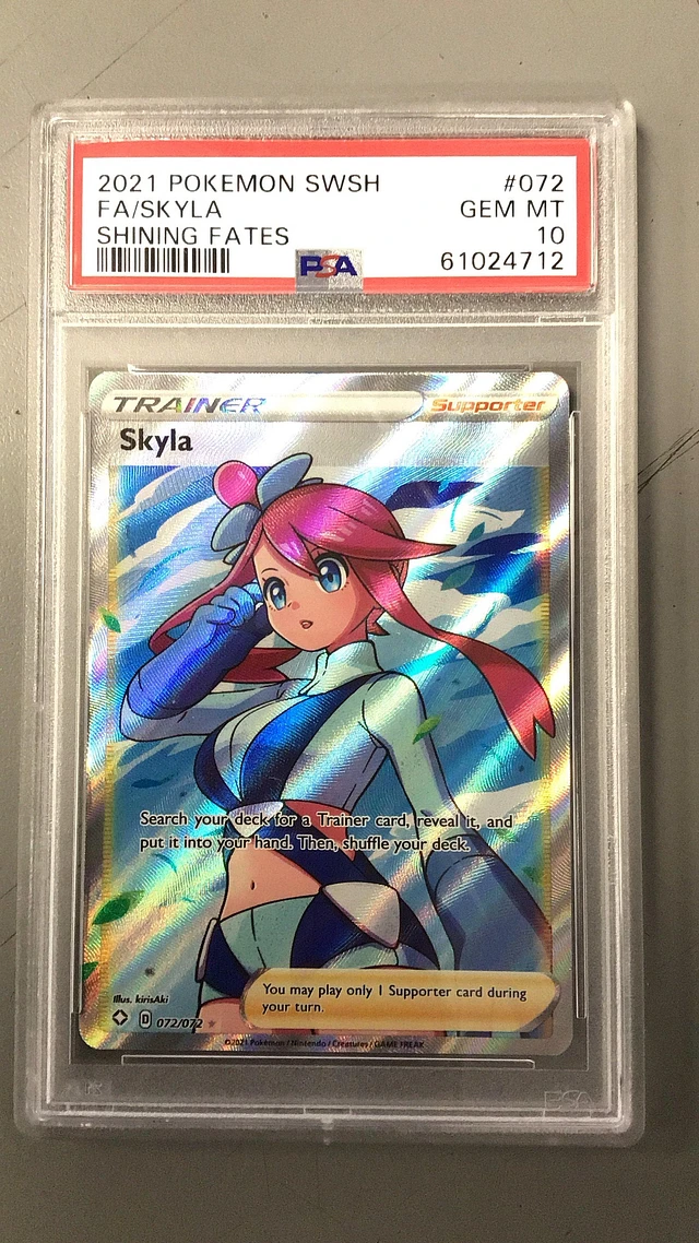 GameStop 2021 Pokemon Sword & Shield Shining Fates 072 Full Art
