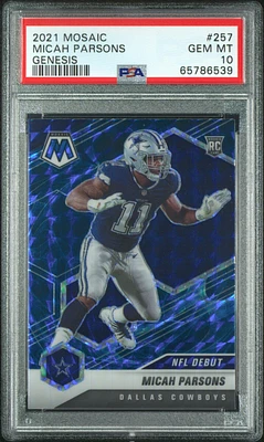 GameStop 2021 Panini Mosaic 205 Matthew Stafford Genesis PSA 10 at