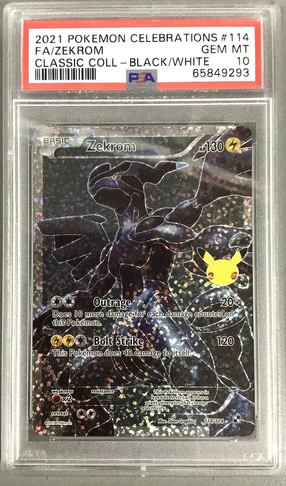 2021 Pokemon Celebrations Classic Collection 24 Birthday on sale Pikachu PSA 10 Gem Mint