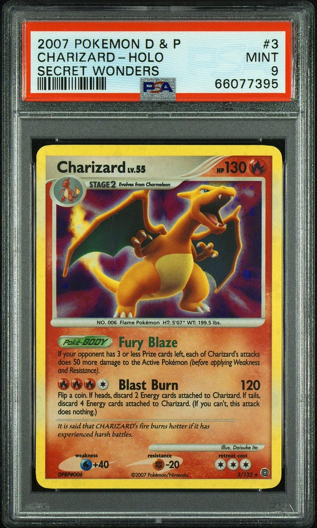 Charizard 3/132 deals Secret Wonders Reverse Holo