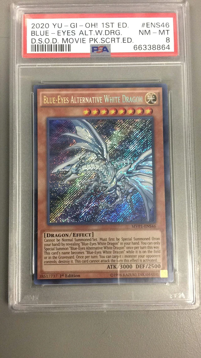 Psa 9 ENS46 Blue-Eyes Alternative White Dragon deals 1st Edition