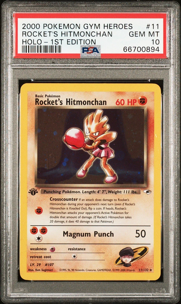 Popular 2000 Pokémon gym heroes Erika 1st edition Holographic PSA 9