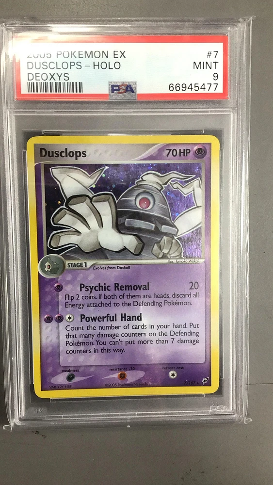 Pokemon Dusclops PSA 8 EX Deoxys shops