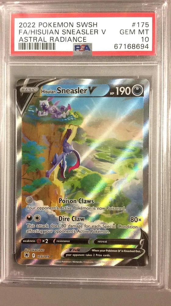 Pokemon Garchomp V TG23 Astral Radiance Full shops Art PSA 10