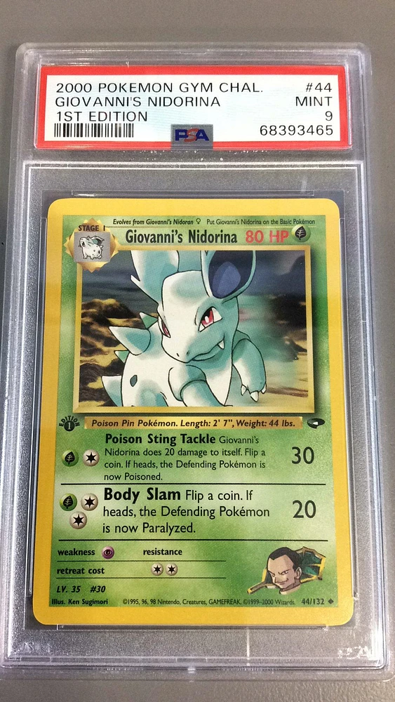 PSA MINT outlet 9 2000 Pokemon Gym Challenge 8 Giovanni's Persian Holo