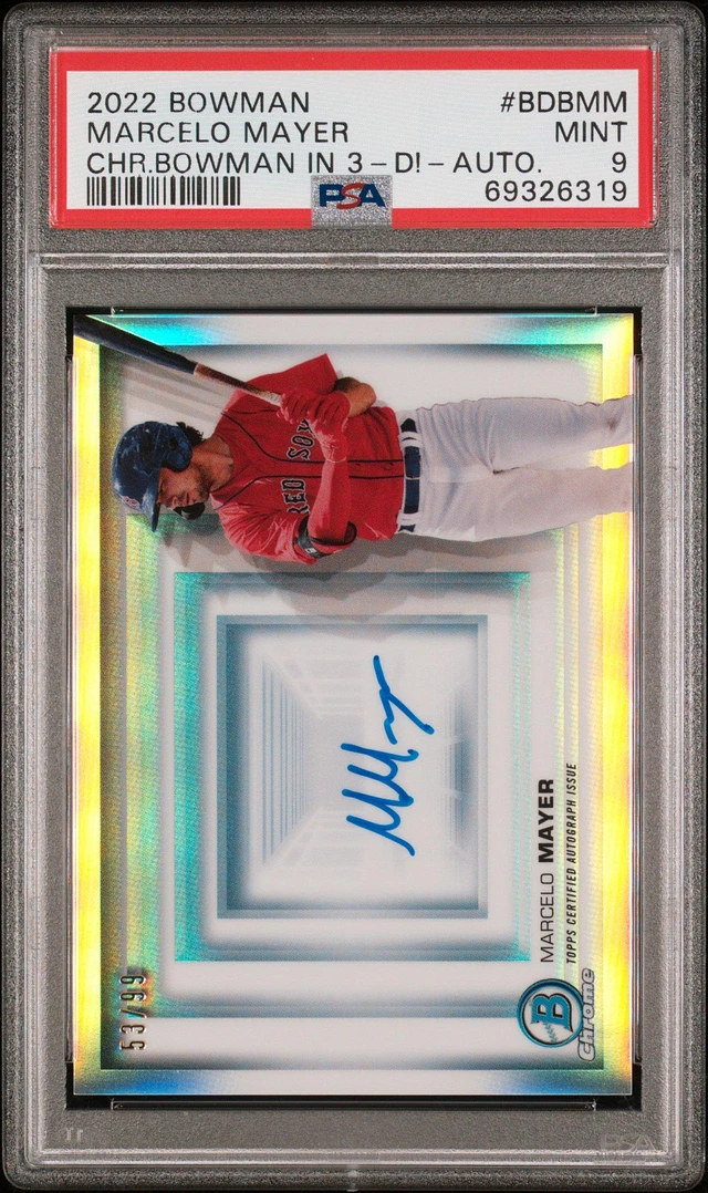 2022 Bowman Mega Box George deals Valera PSA 10