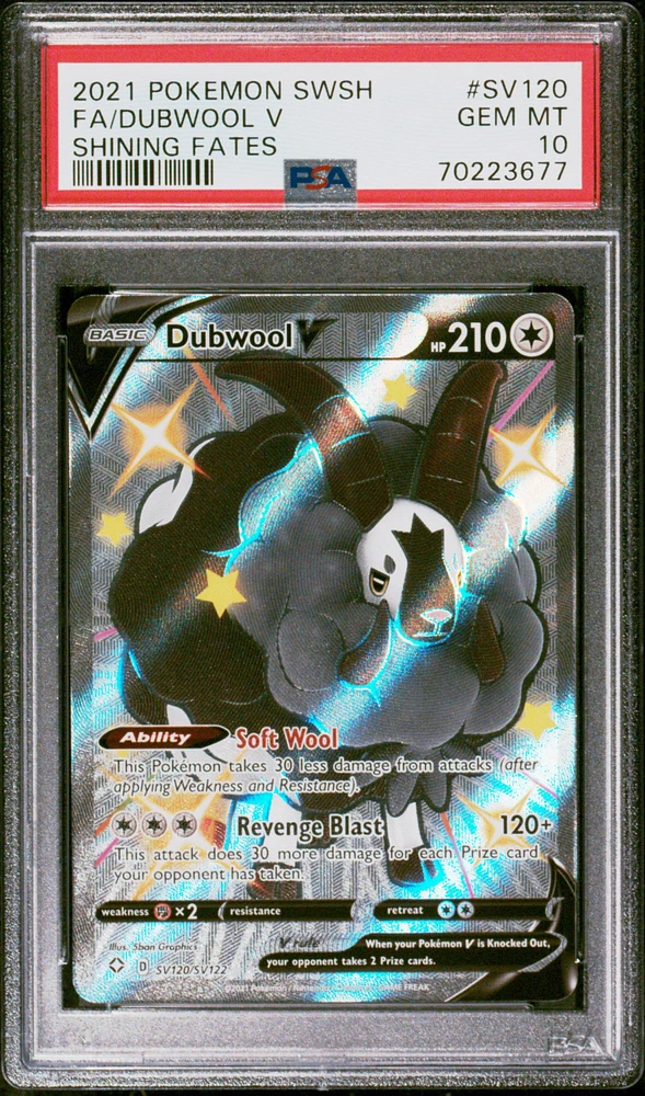 2021 Pokémon SWSH Toxtricity V Shining Fates PSA hot 10