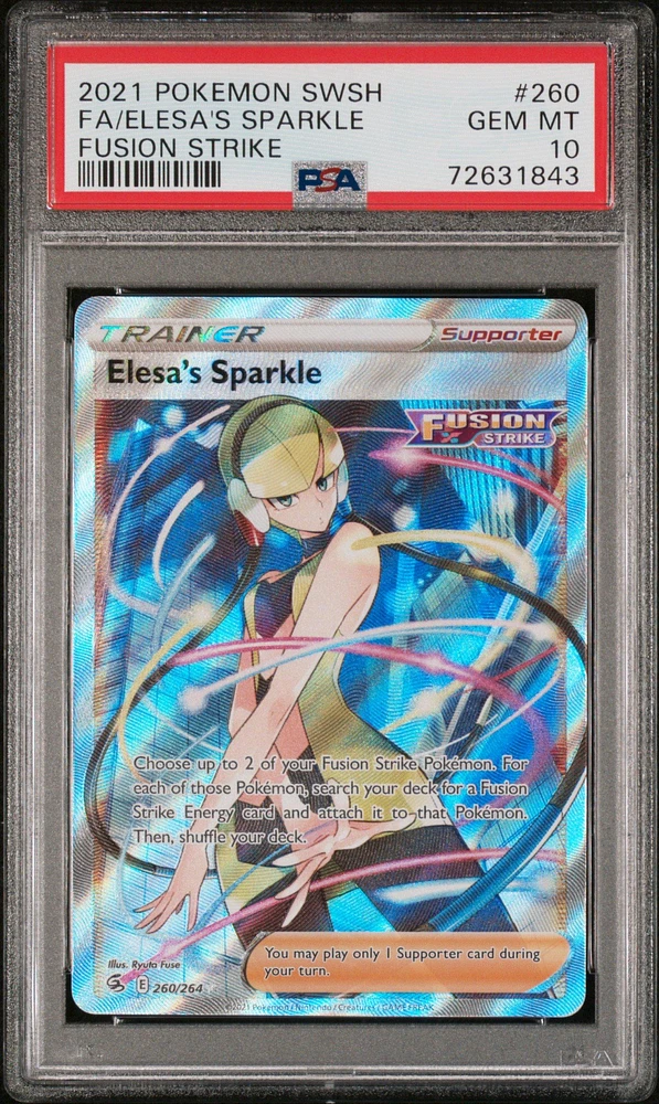 Elesa's Sparkle Secret Rare deals Graded