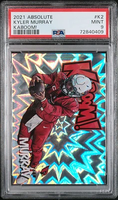 GameStop 2021 Panini Absolute Kaboom! K4 Christian Mccaffrey PSA 9