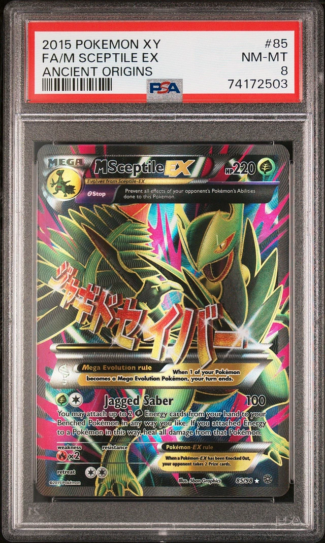 Sceptile EX PSA store 9 Ancient Origins Pokémon card