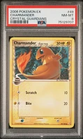 Compare 2006 Pokemon Ex Crystal Guardians 49 Charmander PSA 8