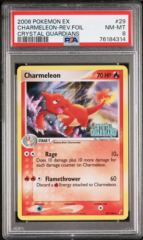 Pokemon cheapest Tauros Crystal Guardian PSA 8