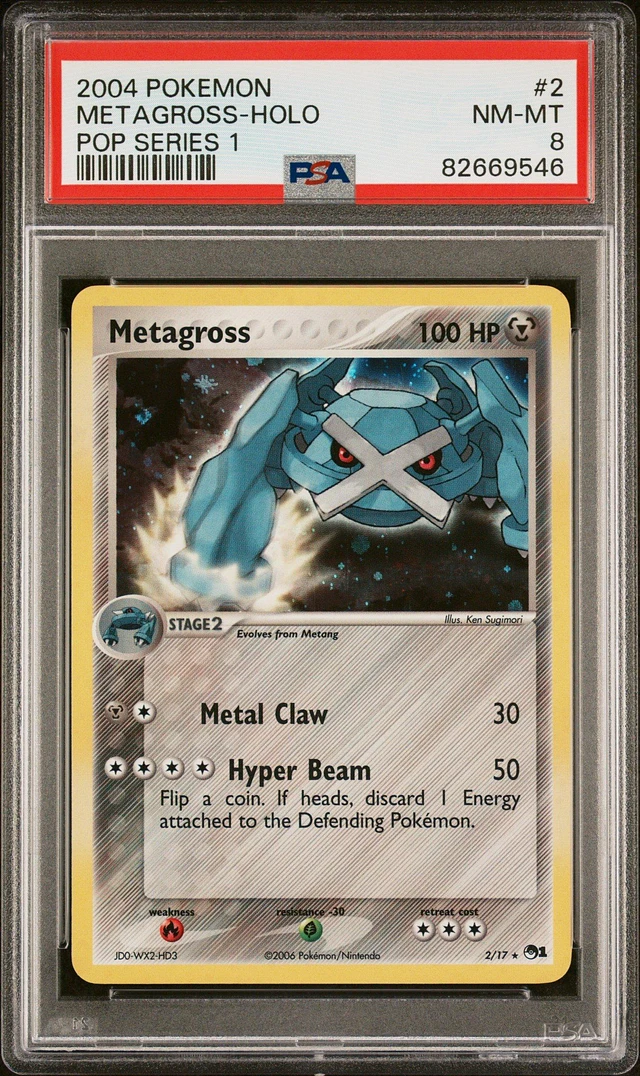 GameStop 2007 Pokemon Pop Series 5 3 Mew-holo Inverted Back