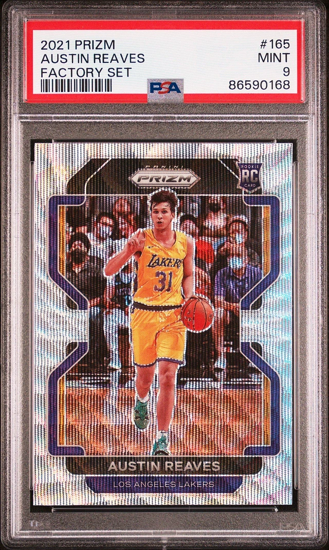 GameStop 2021 Panini Prizm Factory Set 165 Austin Reaves PSA