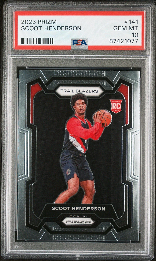 GameStop 2023 Panini Prizm 338 Sean Clifford Blue Sparkle PSA 10