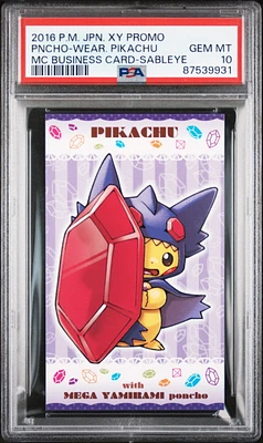 GameStop 2015 Pokemon Japanese Xy Promo 203 Poncho-wearing