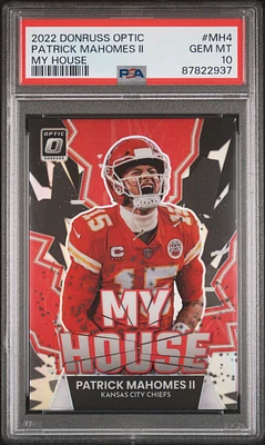 2020 Patrick mahomes dominators buy holo PSA 10