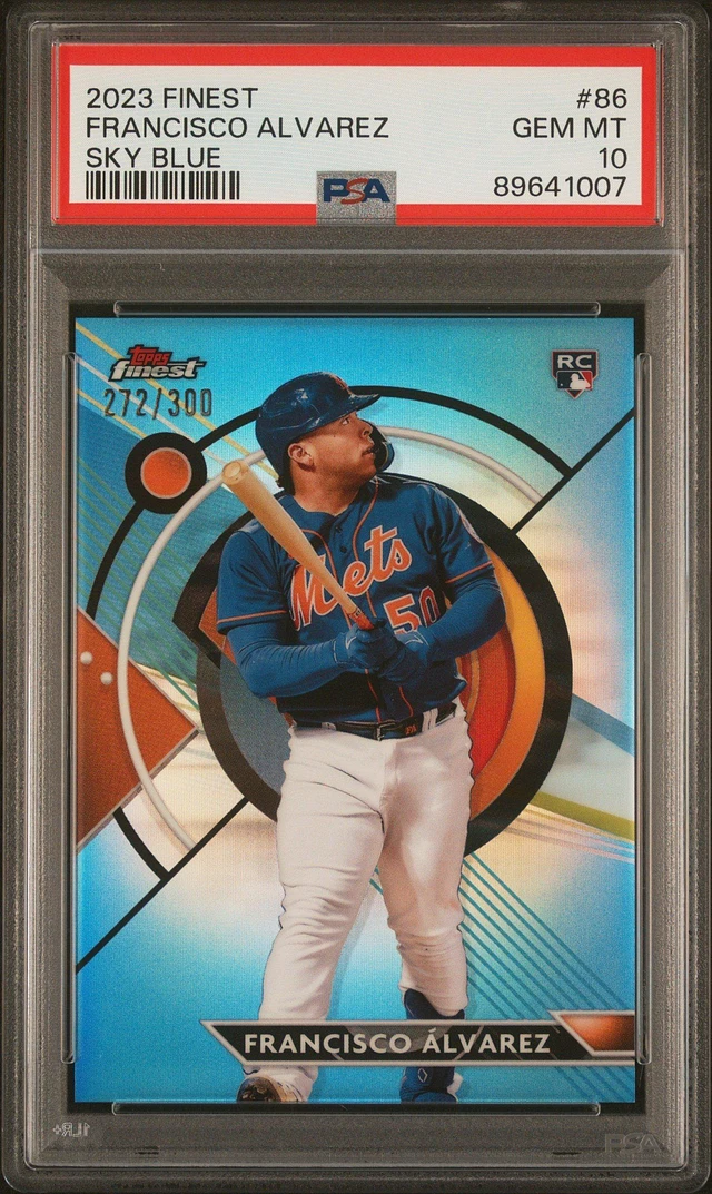 【公式】フジのお歳暮・冬ギフト - WEBカタログ掲載中 GameStop 2023 Topps Finest 86 Francisco Alvarez Sky Blue PSA ゲームセンター・ゲームカード