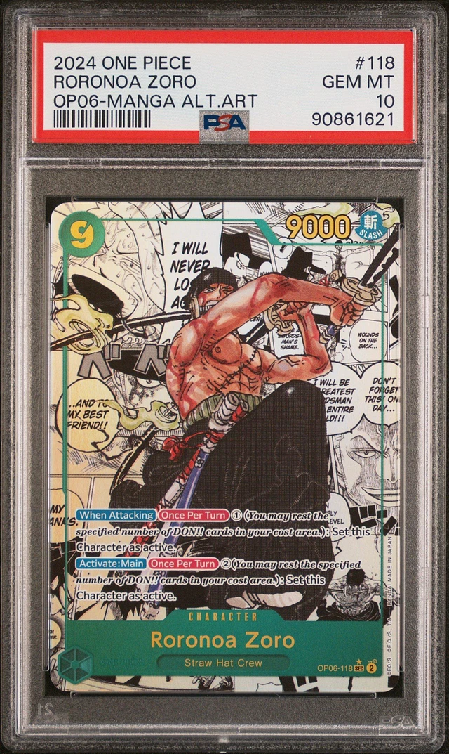 2023 One Piece Japanese Wings Of The Captain 118 Roronoa