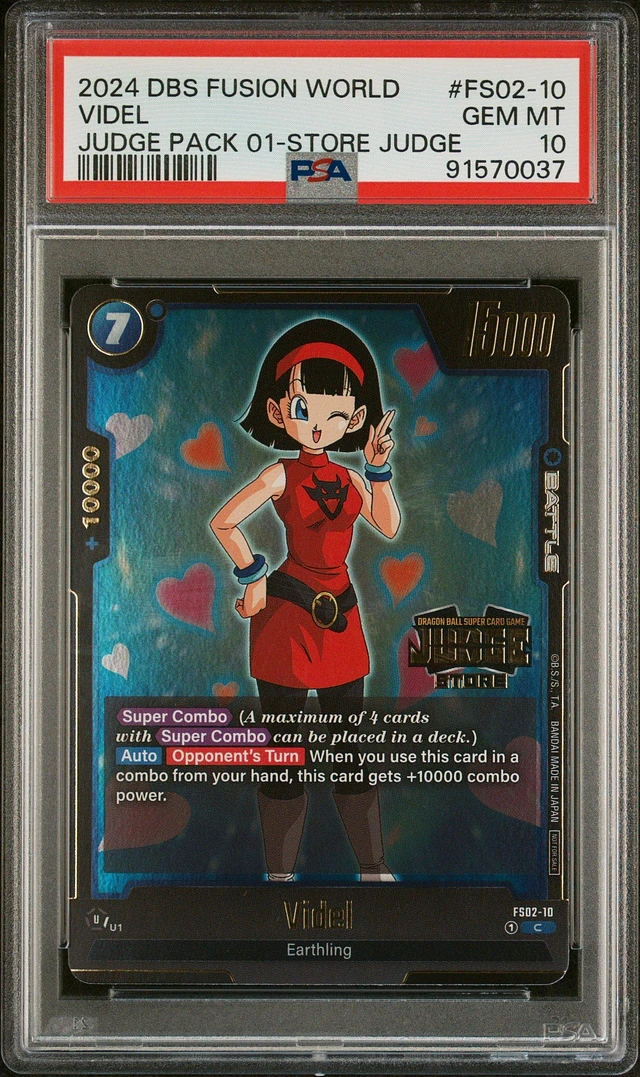 2024 Dragon Ball Super Fusion World Hit SUPER RARE PSA 10