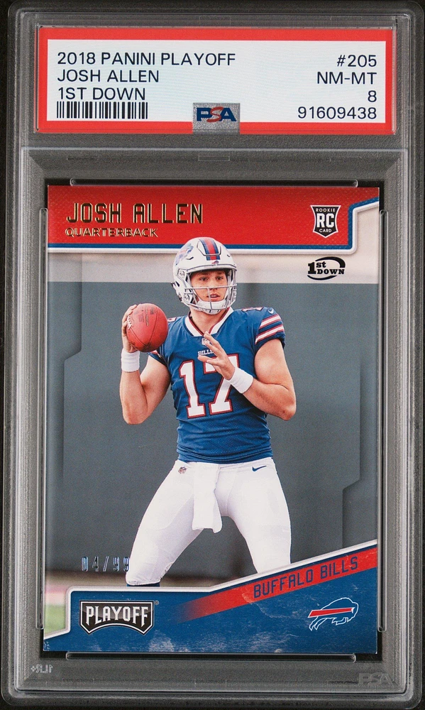 2018 Panini Donruss Josh Allen Rookie Gridiron Kings PSA 9 high quality