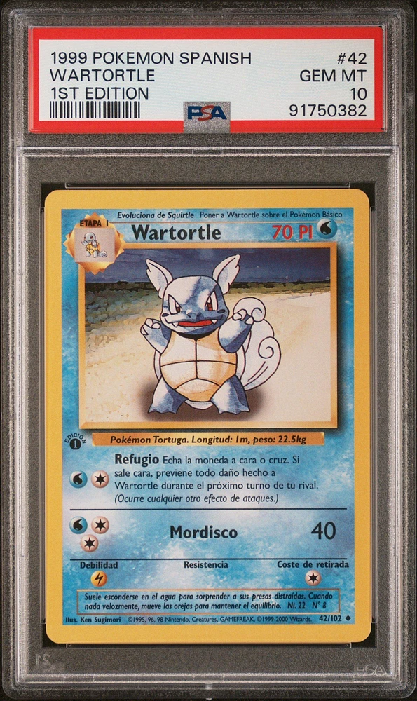 PSA 10 Wartortle Squirtle Deck online 008 Pokemon Japanese 3 1999 Card