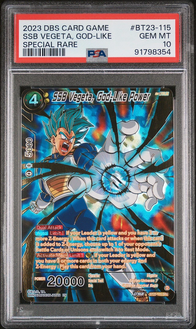 PSA 10 Dragon Ball Super Fusion World Son Goku BT23-140 GDR