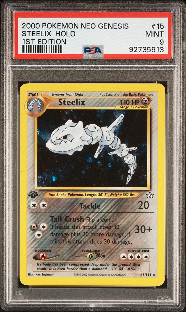 PSA selling 9 MINT 1st Edition Togetic Holo Neo Genesis