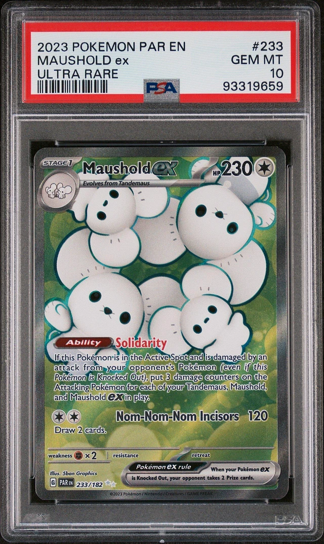 GameStop 2023 Pokemon Par En-paradox Rift 233 Maushold Ex Ultra