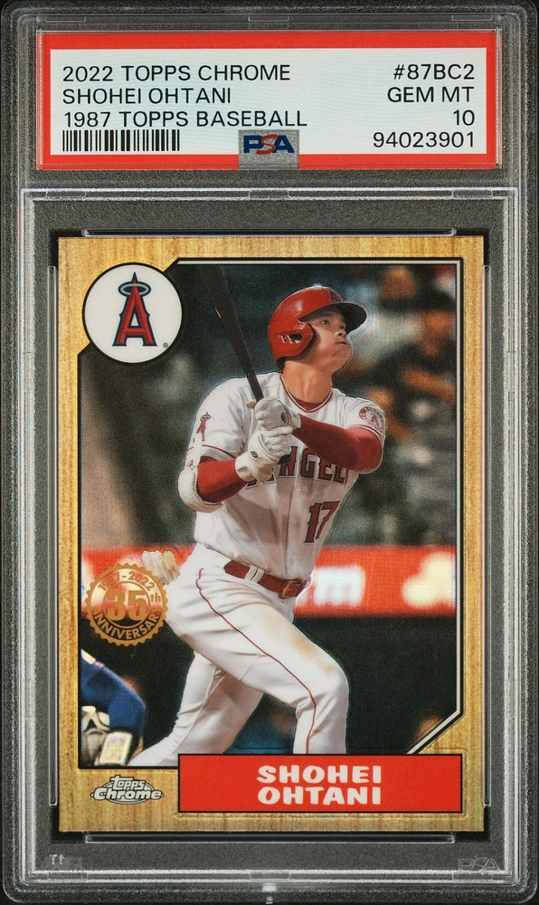 PSA 10 Shohei Ohtani Topps Chrome Rookie outlets Card