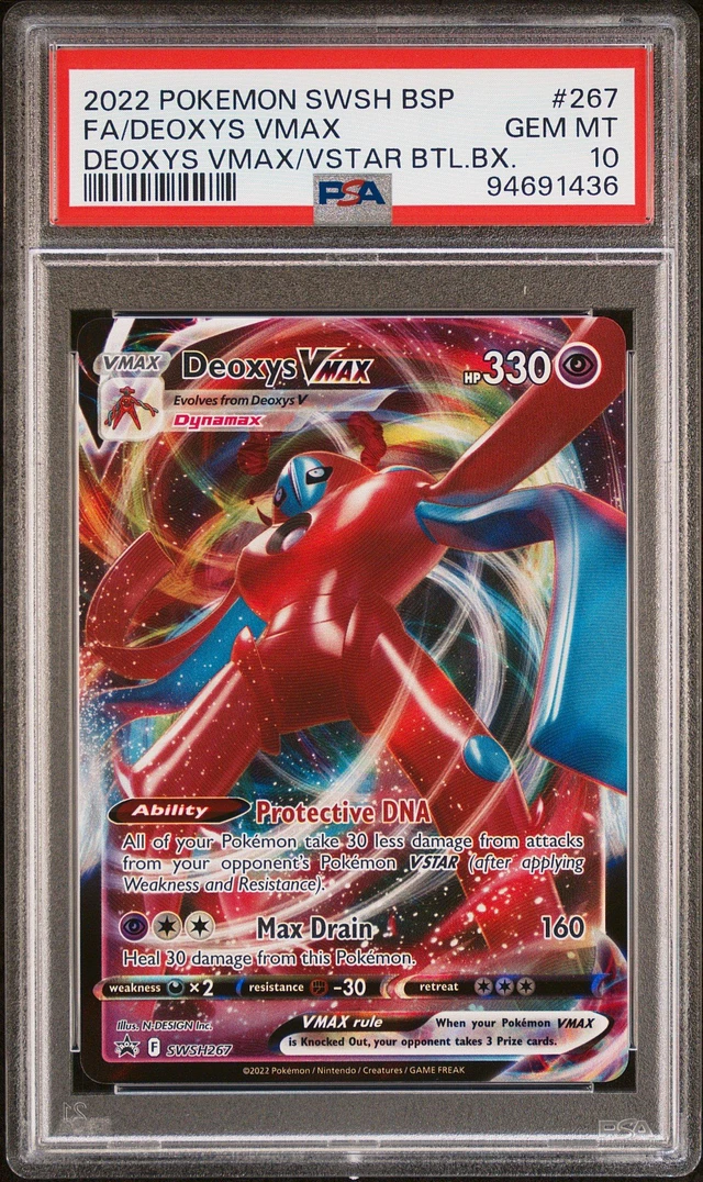 GameStop 2022 Pokemon Swsh Black Star Promo 267 Full Art