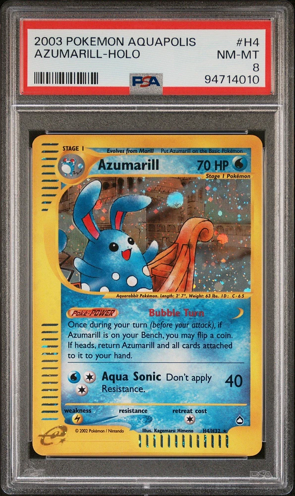 PSA 9 Ariados Holo store Aquapolis