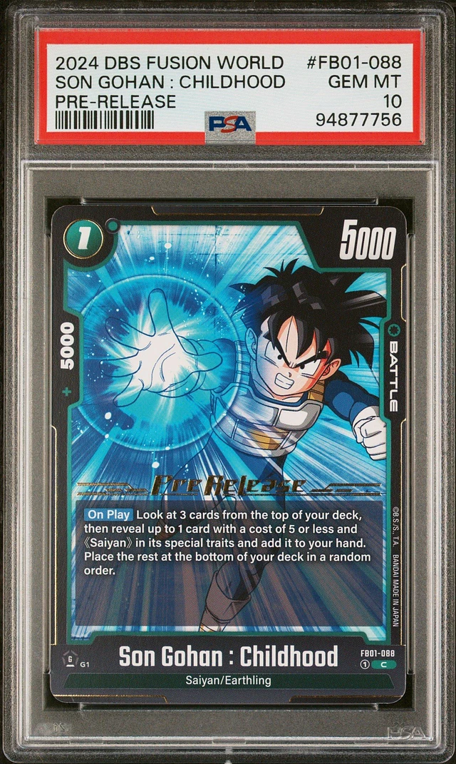 GameStop 2024 Dragon Ball Super Card Game Fusion World