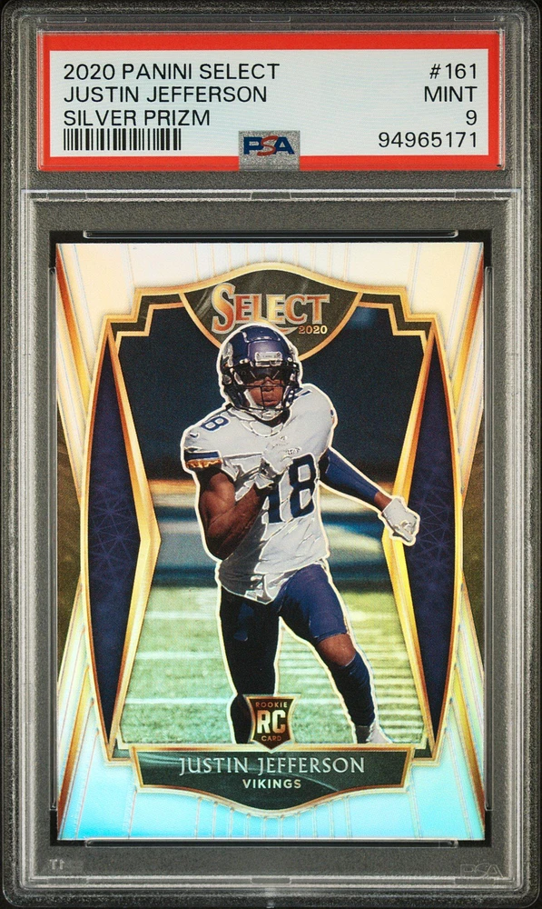 Prizm Mosaic Silver newest Prizm Justin Jefferson #129