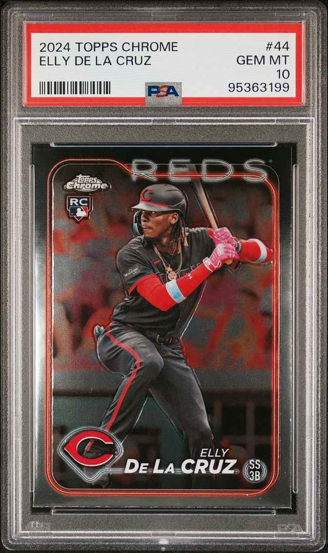GameStop 2024 Topps Chrome 44 Elly De La Cruz PSA 10 | MainPlace Mall