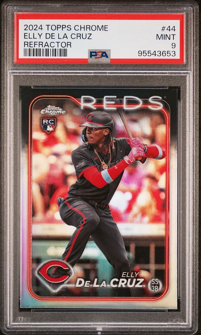 GameStop 2024 Topps Chrome Update Usc150 Elly De La Cruz Aqua