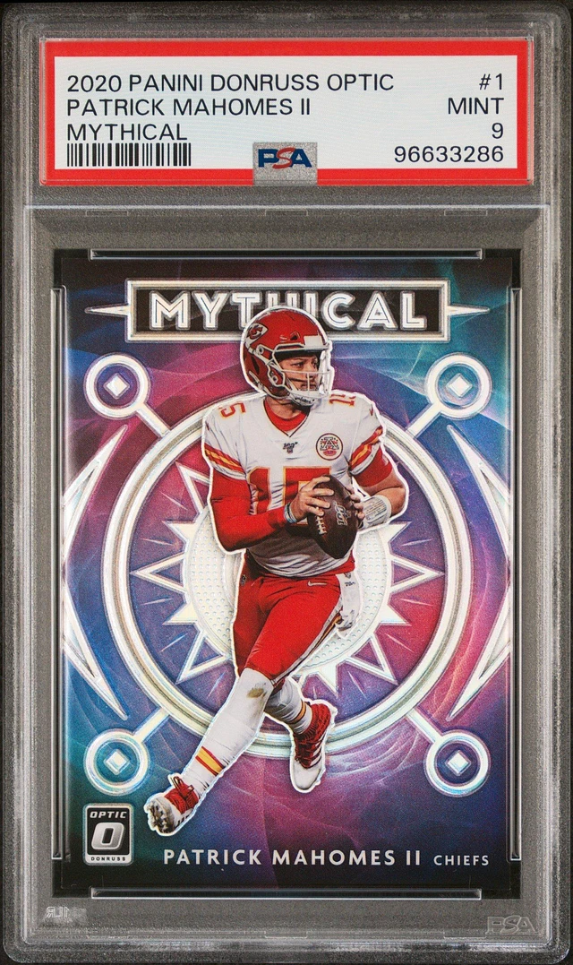 2020 Patrick mahomes dominators holo PSA shops 10