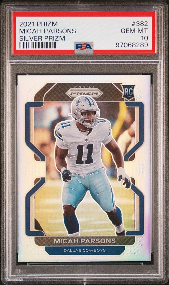 2021 Prizm Football popular Zach Wilson Neon Green Pulsar Prizm PSA 10