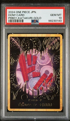 2024 ONE PIECE KATAKURI-GOLD カード PSA 10 PSA 10 Charlotte Katakuri SEC OP03-123 Championship 2024 ONE