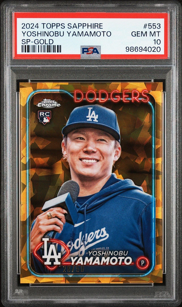 GameStop 2024 Topps Chrome Sapphire Sapphire Selections Ss8