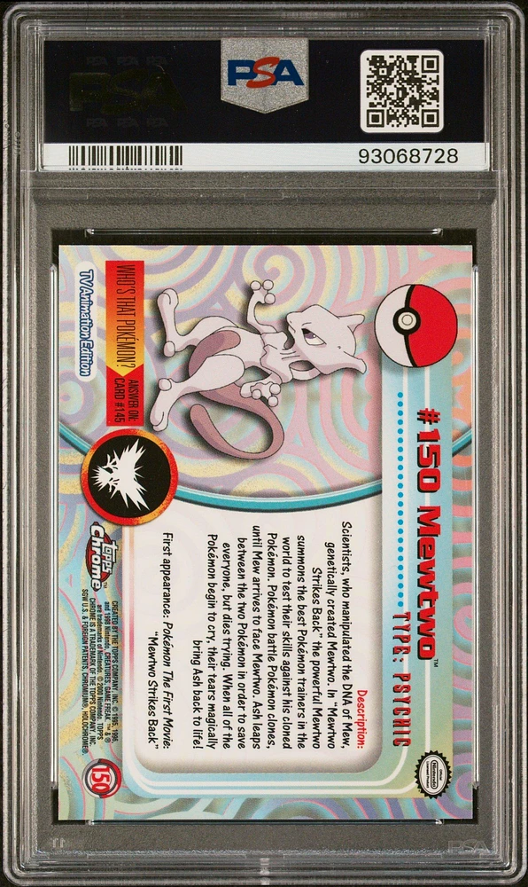 Mewtwo sold Topps