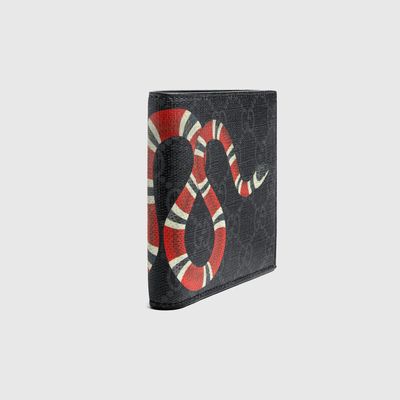 Web and kingsnake print gg silk scarf outlet